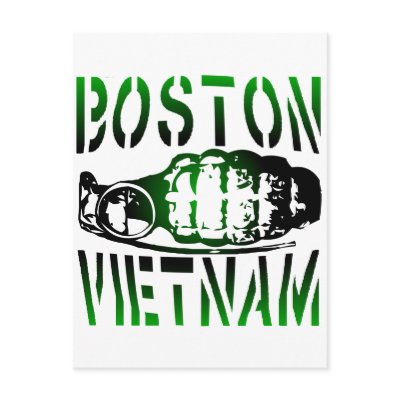 Boston Vietnam Postcard by CreamOfTheCrop