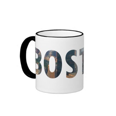 Boston view in letters. mug by litabug