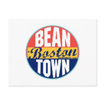 Boston Vintage Label Postcard