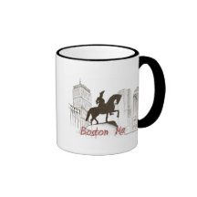 Boston Washington Profile Coffee Mug