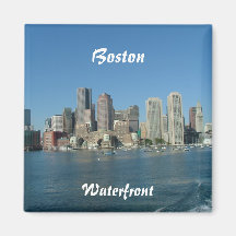 Boston Waterfront Refrigerator Magnet