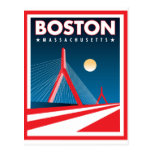 Boston Zakim Bridge Postcards