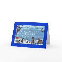 Bostons, Boxers, and other wild critters Greeting Card