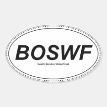 BOSWF Sticker - South Boston Waterfront Sticker