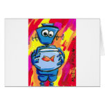 bot004.07 greeting card