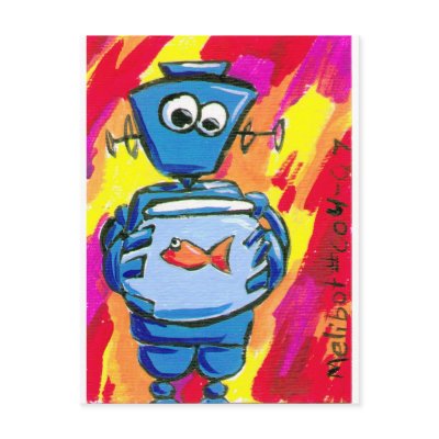 bot004.07 post card by BeMusedArt