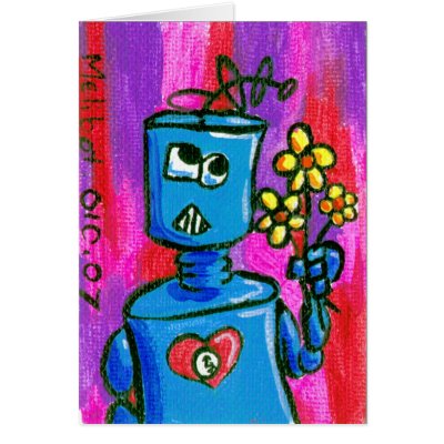 bot010.07 greeting cards by BeMusedArt