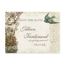 Botanica Wedding Ensemble - Cream Tan Postcard
