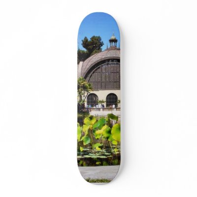 Botanical Buildings Arboreum Skate Board Deck by lifesphere