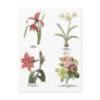 Botanical flower illustrations post card