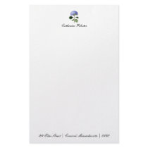 Botanical Hydrangea Stationery