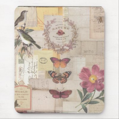 botanicals mousepad by ArtFeltTherapies