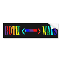 both <----------> ways bumper stickers