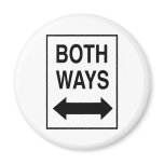 Both Ways Refrigerator Magnet
