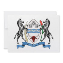 Botswana Coat of Arms Invitations