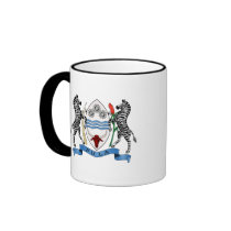 Botswana Coat of Arms Coffee Mugs