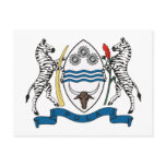 Botswana Coat of Arms Postcard