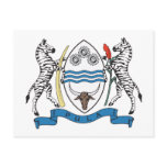 Botswana Coat of Arms Postcard