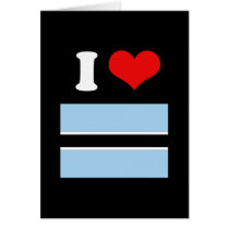 Botswana Flag Greeting Cards