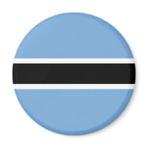 Botswana Flag Magnet