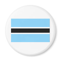 Botswana Flag Fridge Magnets