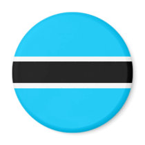 Botswana Flag Fridge Magnet