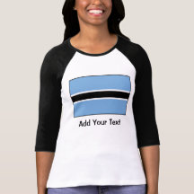Botswana Flag Tee Shirt