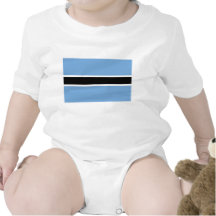 Botswana Flag Tee Shirt