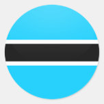 Botswana quality Flag Circle Sticker