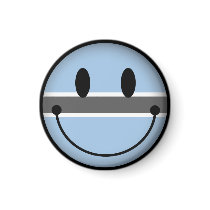 Botswana Smiley Refrigerator Magnet