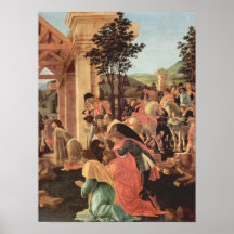 Botticelli-Adoration of the Magi  Detail 2 Posters