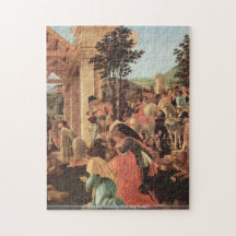 Botticelli - Adoration of the Magi Detail 2 puzzle