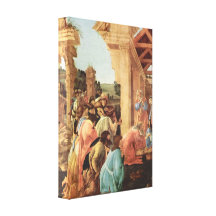 Botticelli - Adoration of the Magi Detail Canvas Print