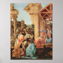 Botticelli-Adoration of the Magi  Detail Posters