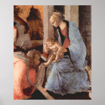 Botticelli-Adoration of the Magi,detail Print