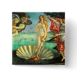 Botticelli Birth of Venus Pinback Button