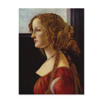 Botticelli, Sandro Portr?t der Simonetta Vespucci  Post Card