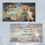 Botticelli's Birth of Venus business cards