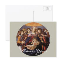 Botticelli's Madonna and Child Postcard