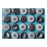 Bottle Cap Snow Greeting Cards