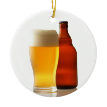 Bottle of Beer Christmas Ornament