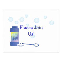 Bottle of Bubbles Post Card