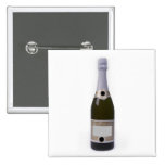 Bottle of Champagne with blank label Buttons