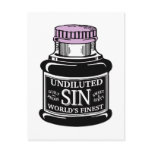 Bottle of Sin postcard