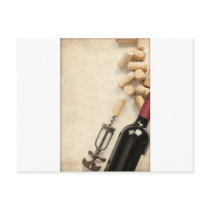 Bottle of Wine Post Cards