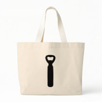 bottle opener icon tote bags