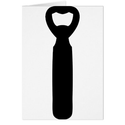 bottle opener icon card by TomaniacLines