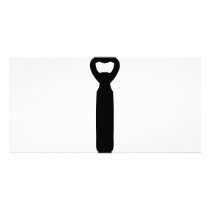 bottle opener icon custom photo card