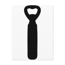 bottle opener icon postcards