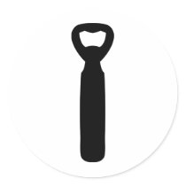 bottle opener icon stickers